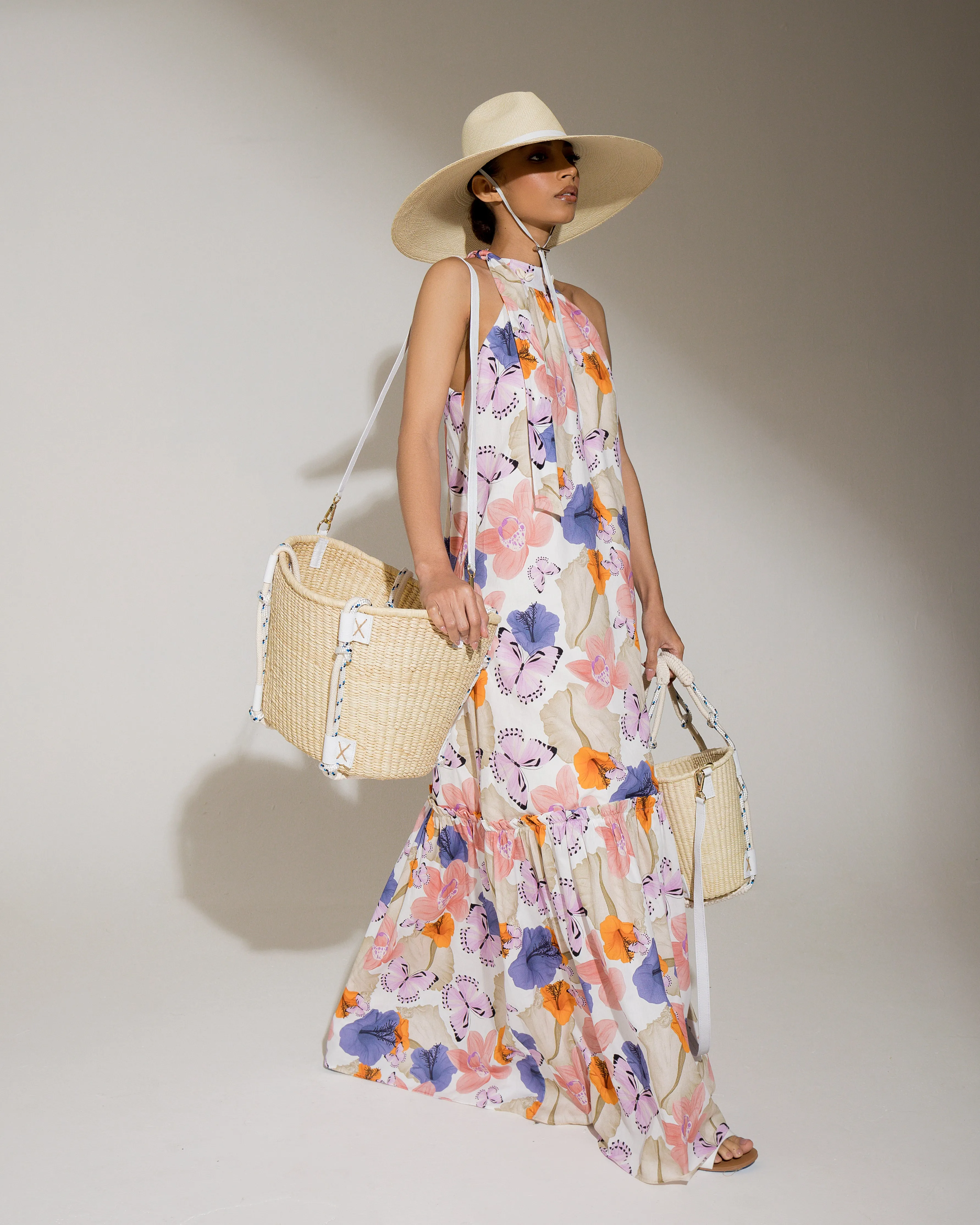 Halter Neck Maxi Dress