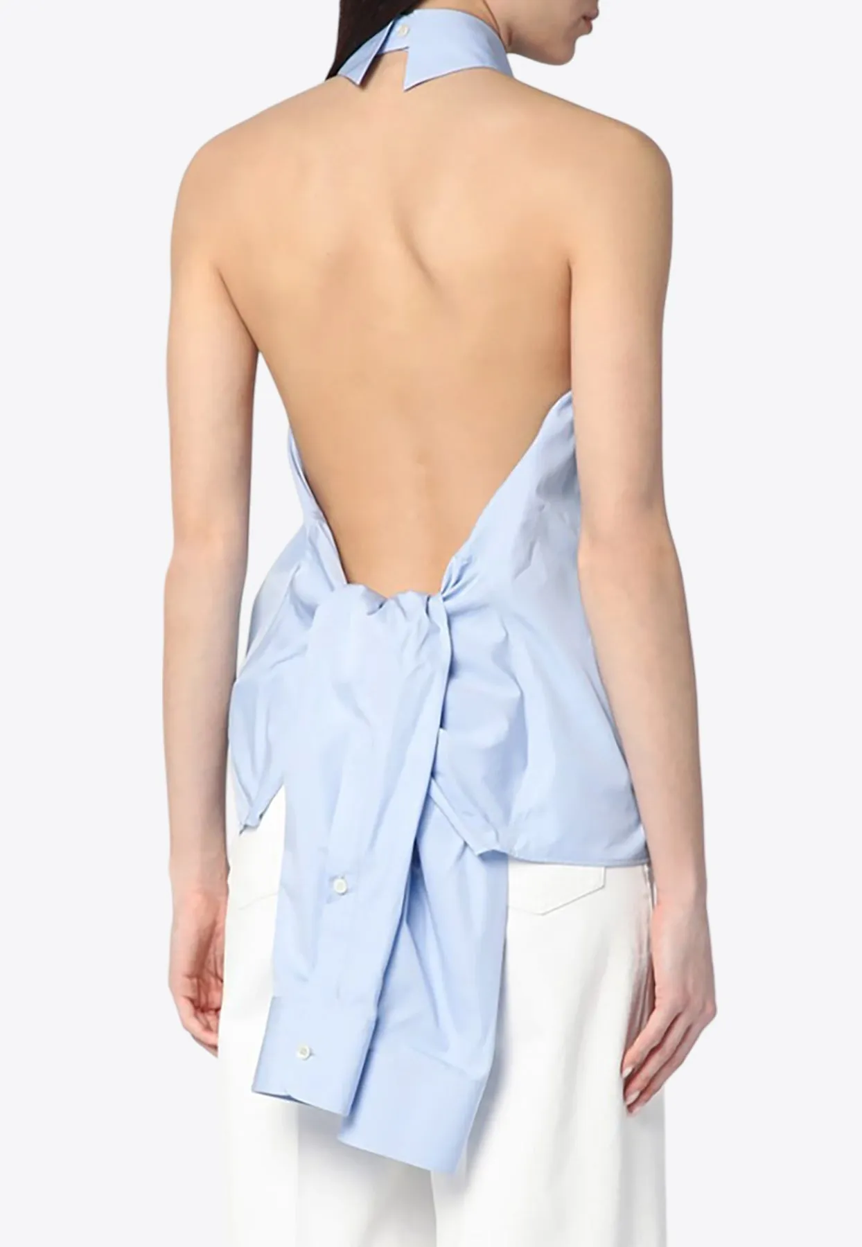 Halterneck Sleeveless Top