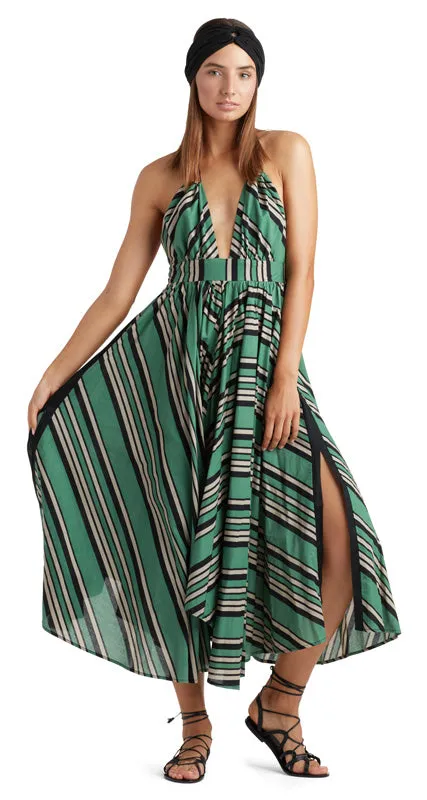 Hampton Dress Mint Julep Stripe