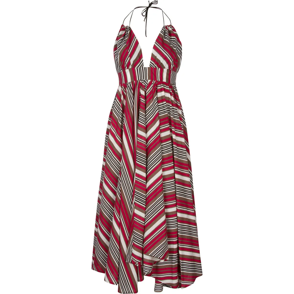 Hampton Dress Sedona Stripe Print