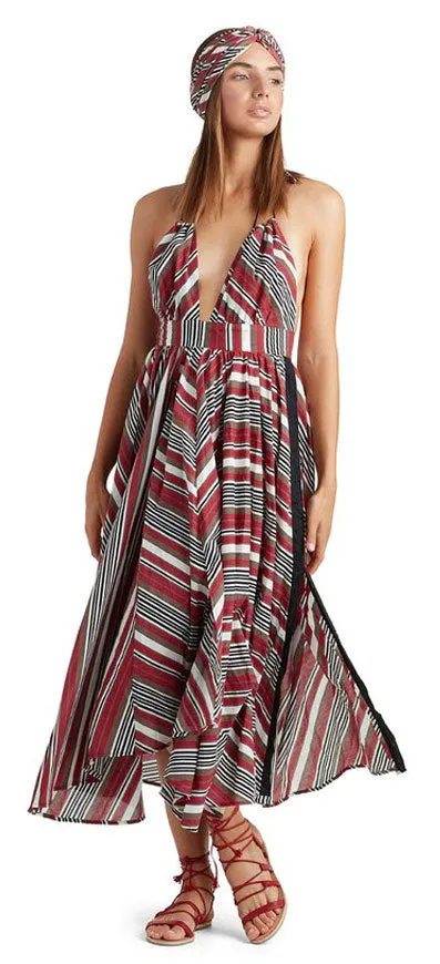 Hampton Dress Sedona Stripe Print