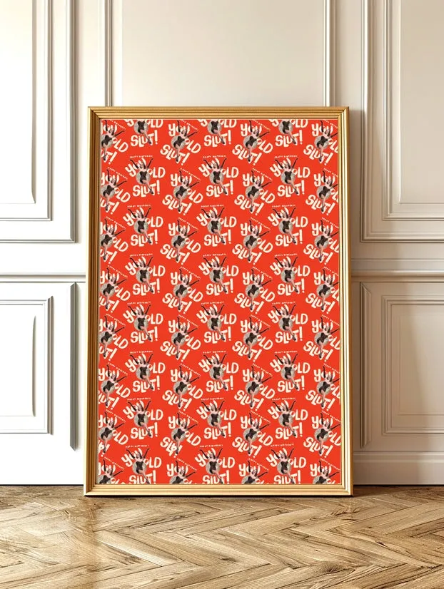 Happy Birthday You Old Slut! | Giftwrap Roll of 3
