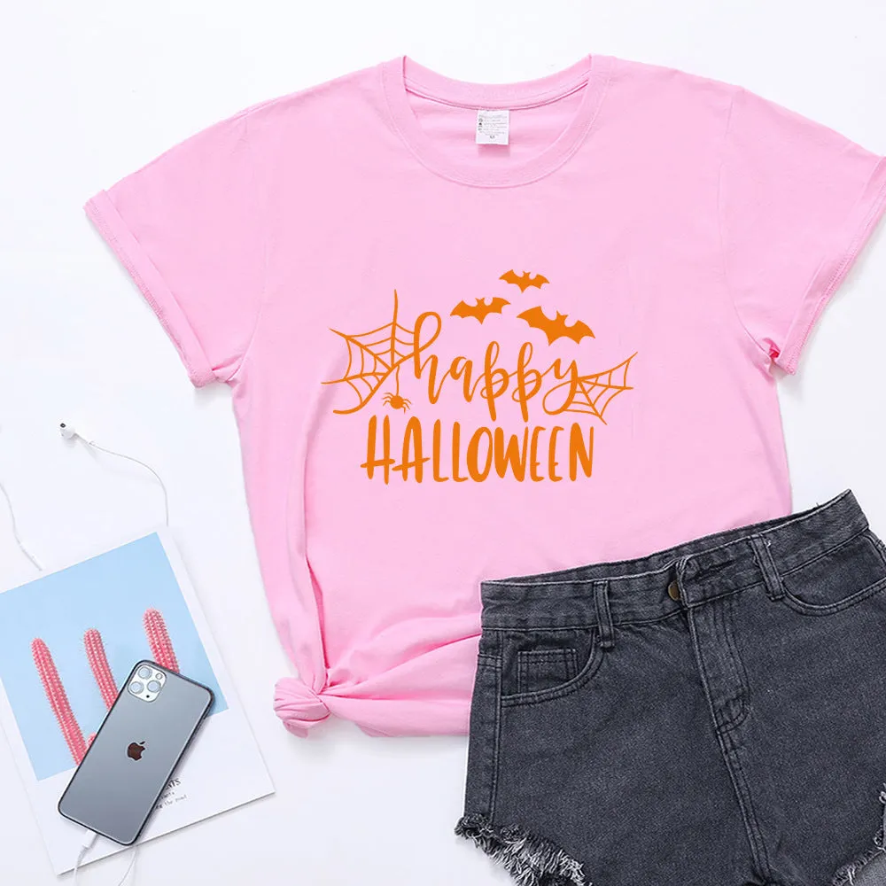 Happy Halloween Printed T-shirt