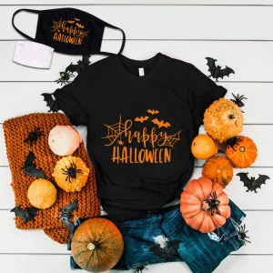 Happy Halloween Printed T-shirt