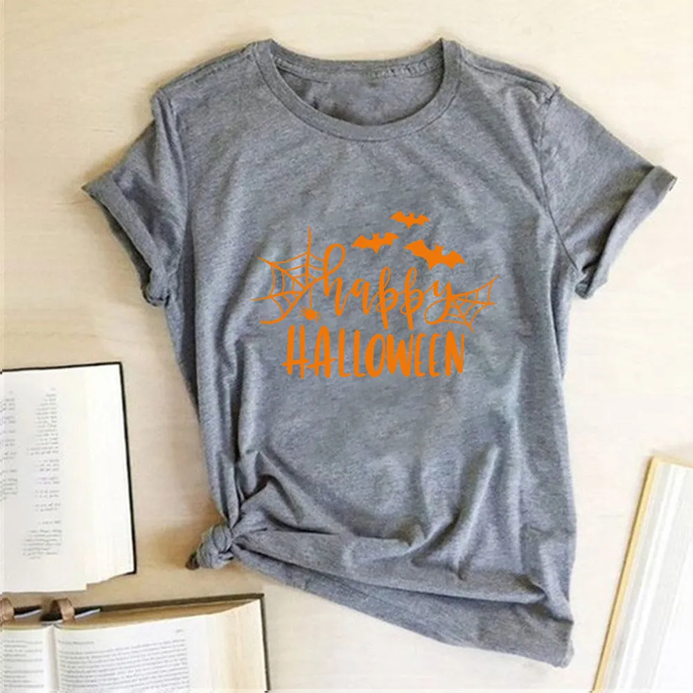 Happy Halloween Printed T-shirt