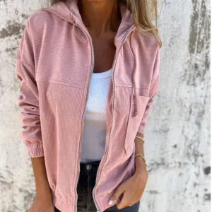 Harper Corduroy Zip-Up Jacket