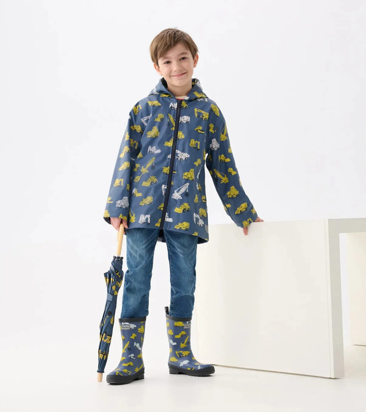 Hatley Construction Zip-Up Raincoat