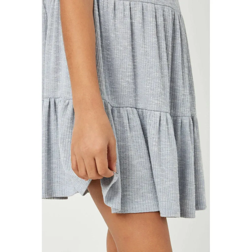Hayden Girls Sky Marled Knit Tunic
