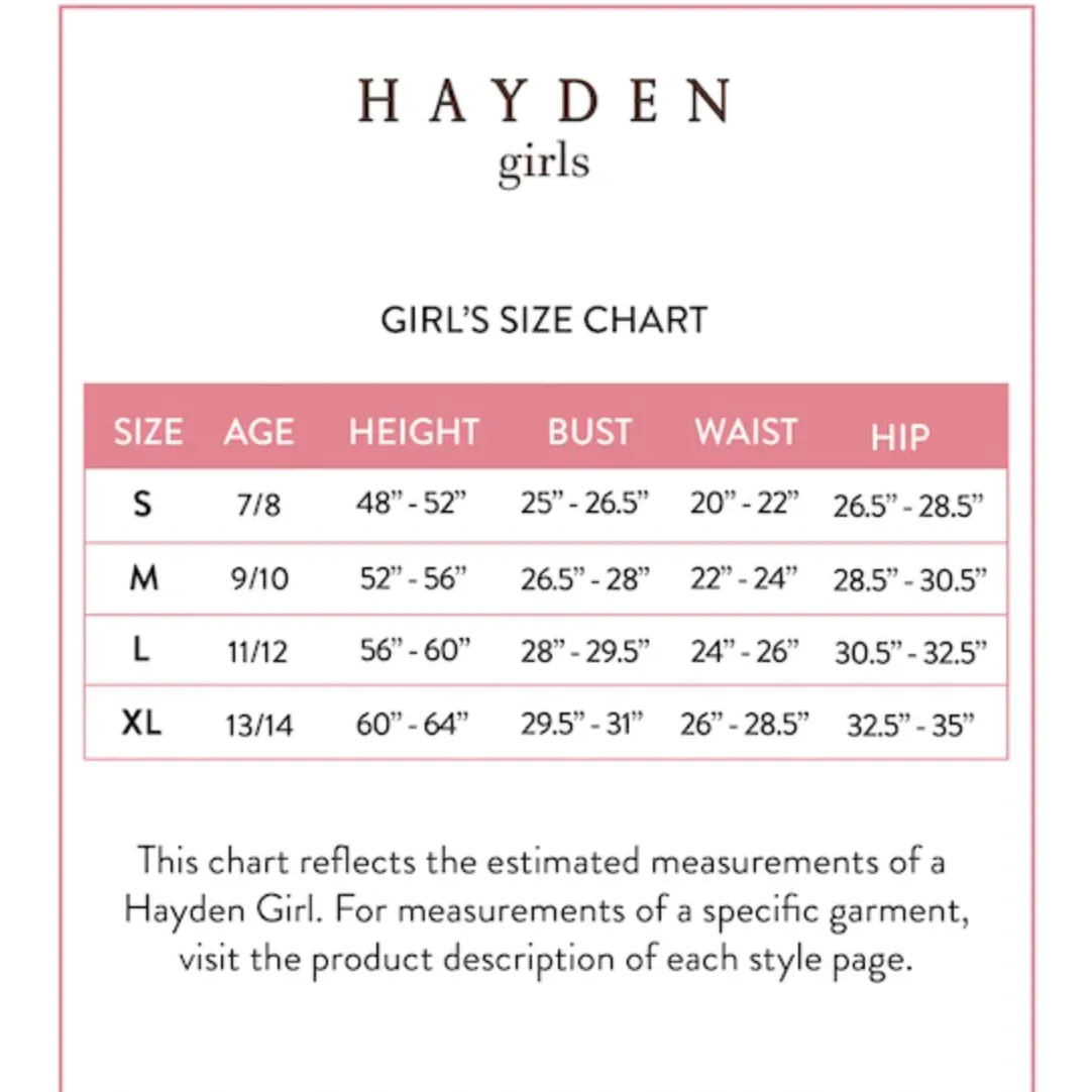 Hayden Girls Sky Marled Knit Tunic