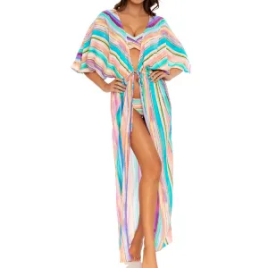 HEAT WAVES - Long Open Tunic