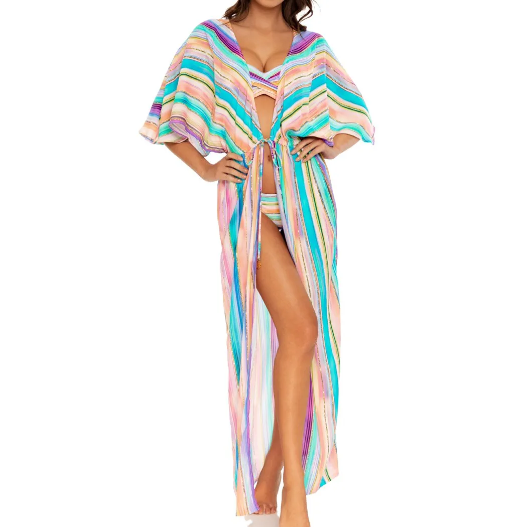 HEAT WAVES - Long Open Tunic
