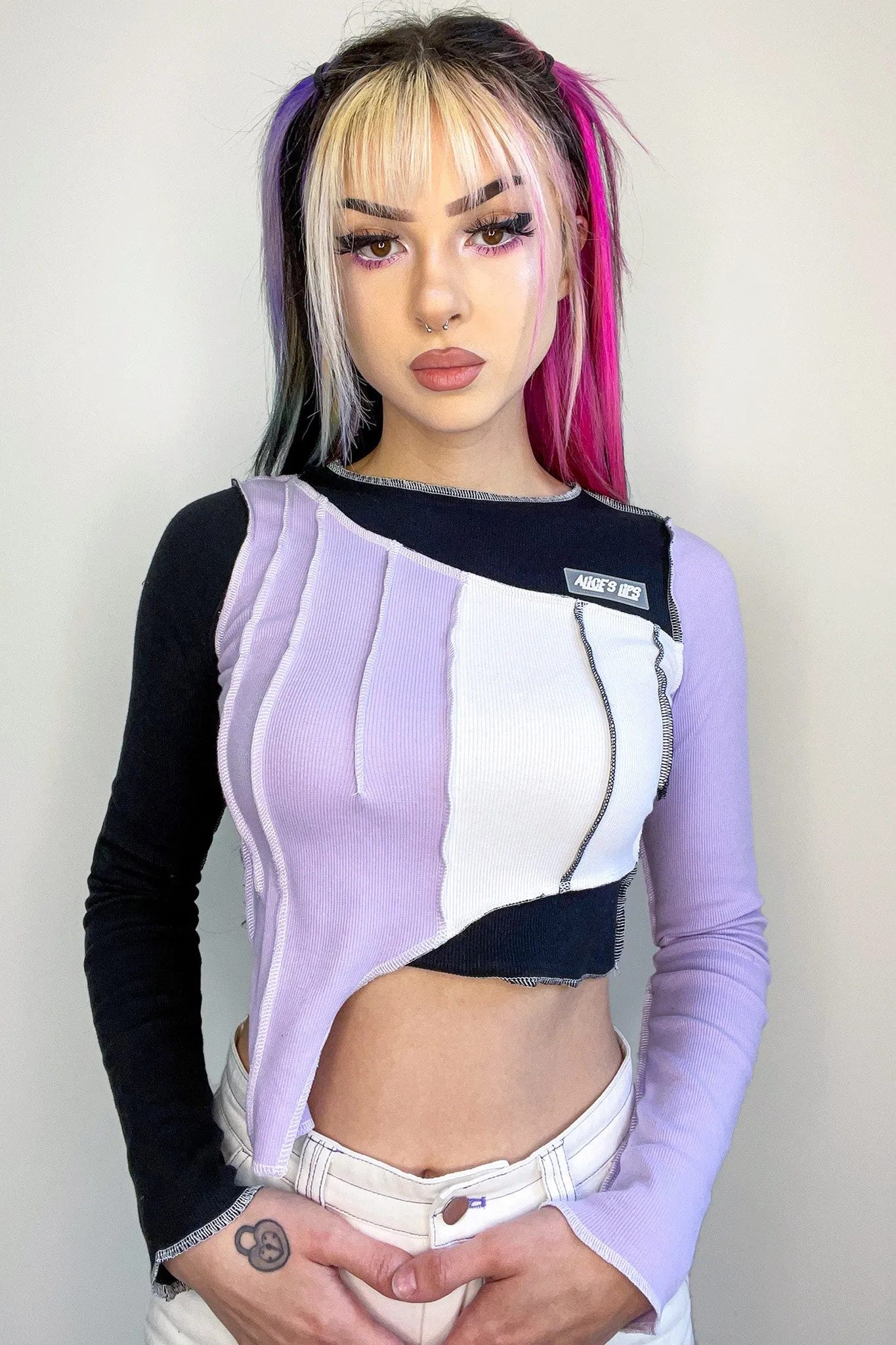Heather Crop Long Sleeve