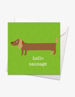 Hello Sausage Card