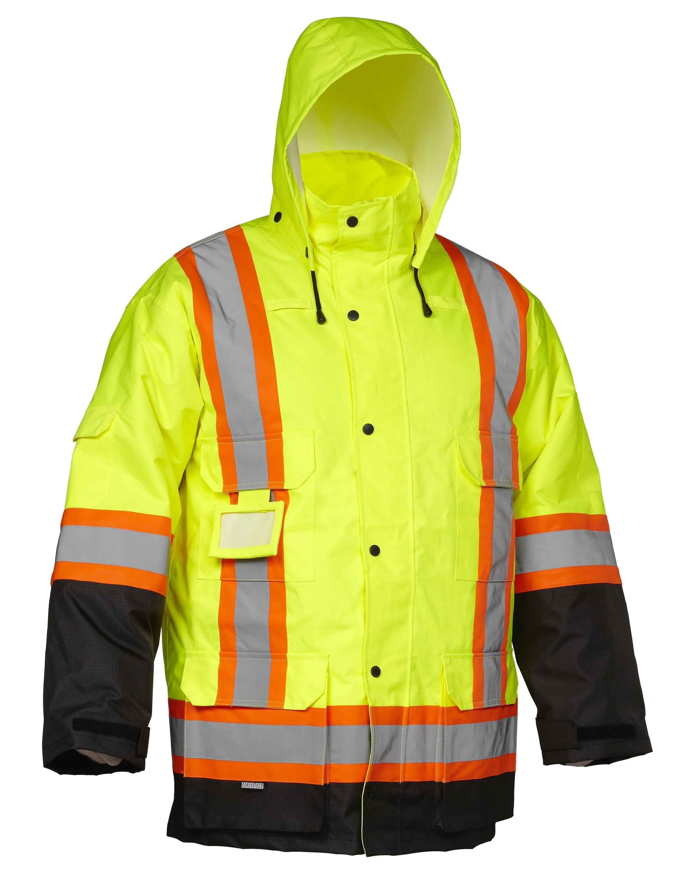 Hi Vis Safety Winter Cargo Parka