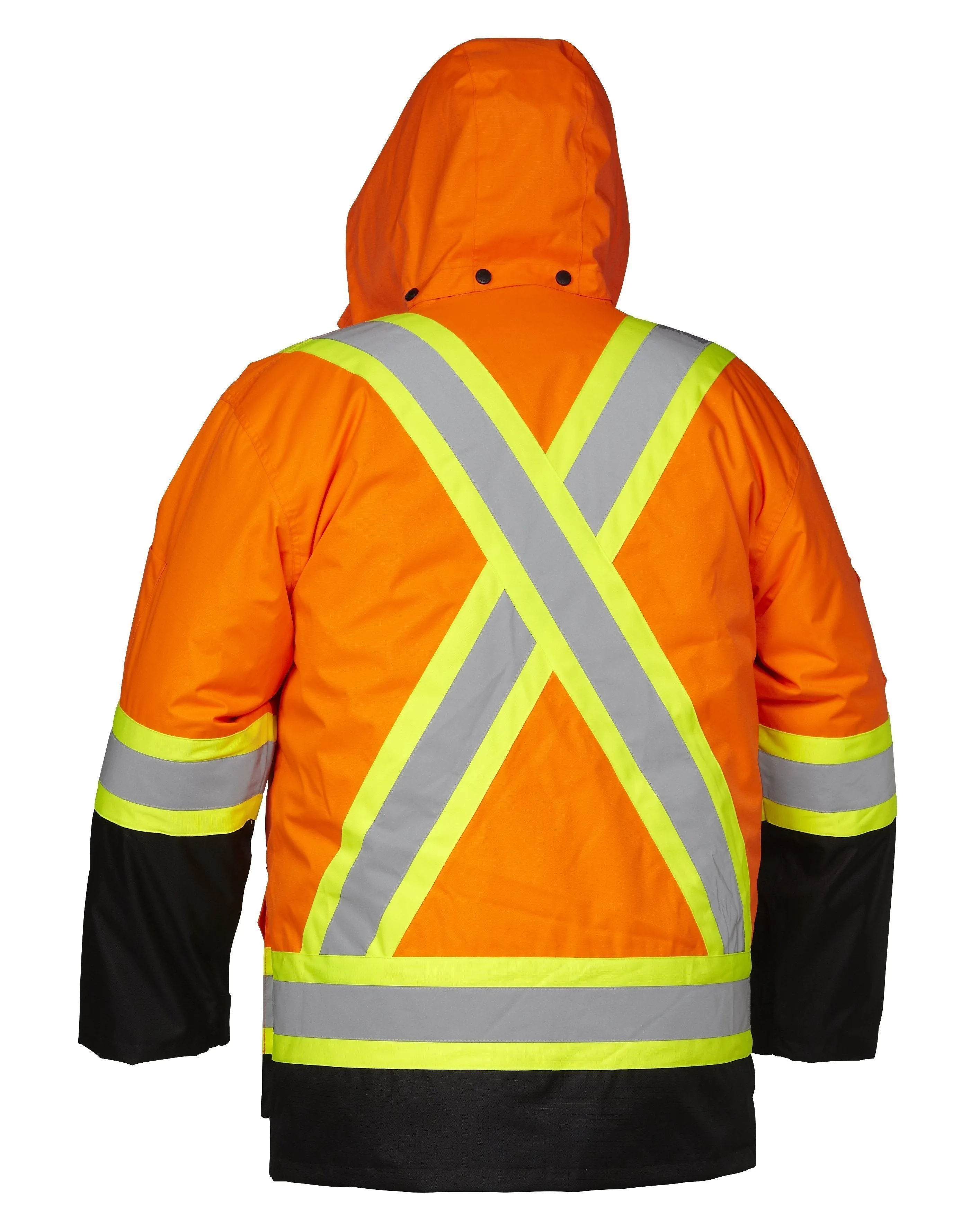 Hi Vis Safety Winter Cargo Parka