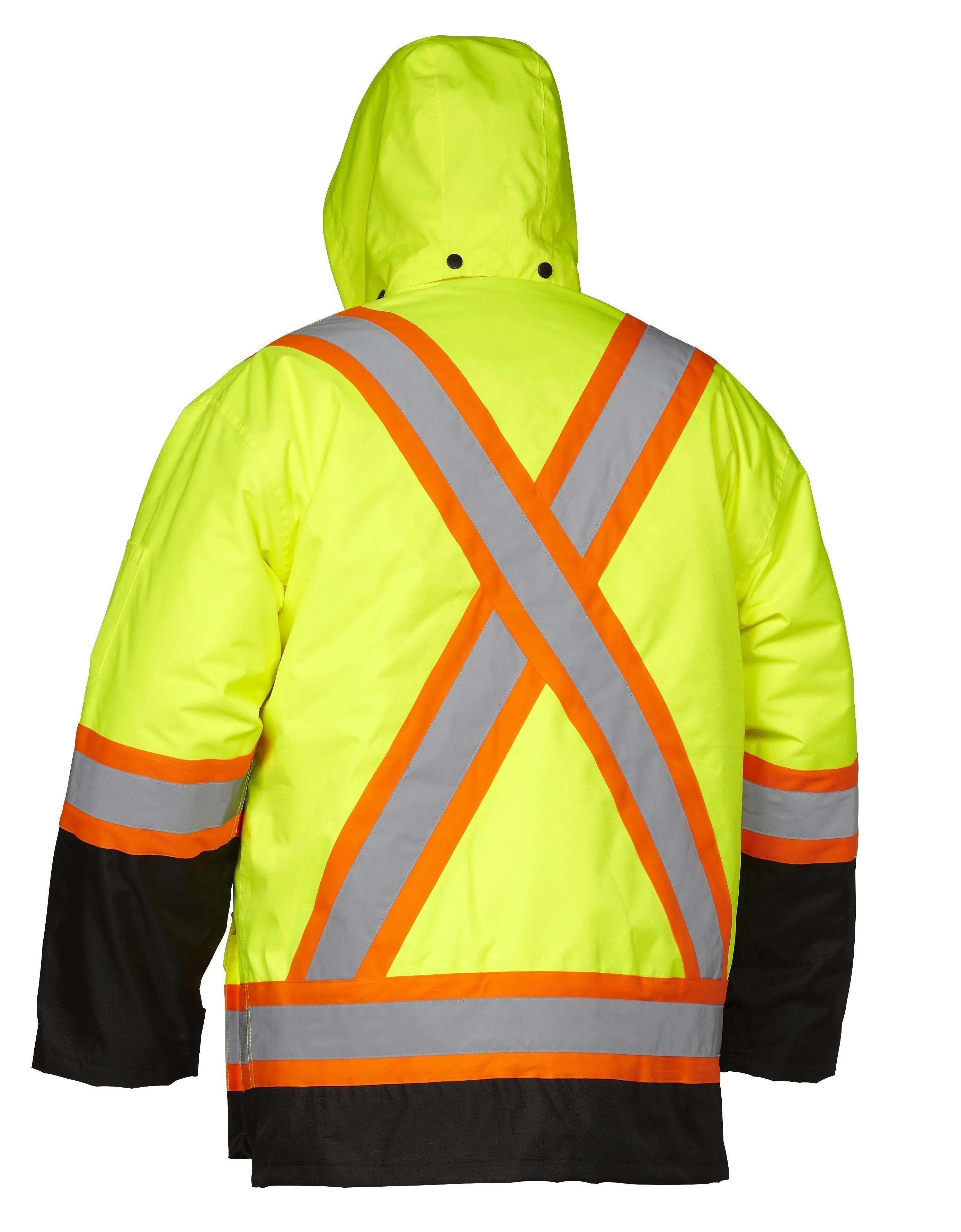 Hi Vis Safety Winter Cargo Parka