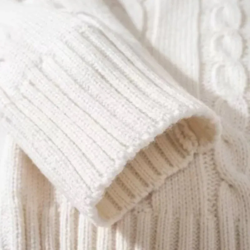 High Street Letter Embroidered Twist Sweater