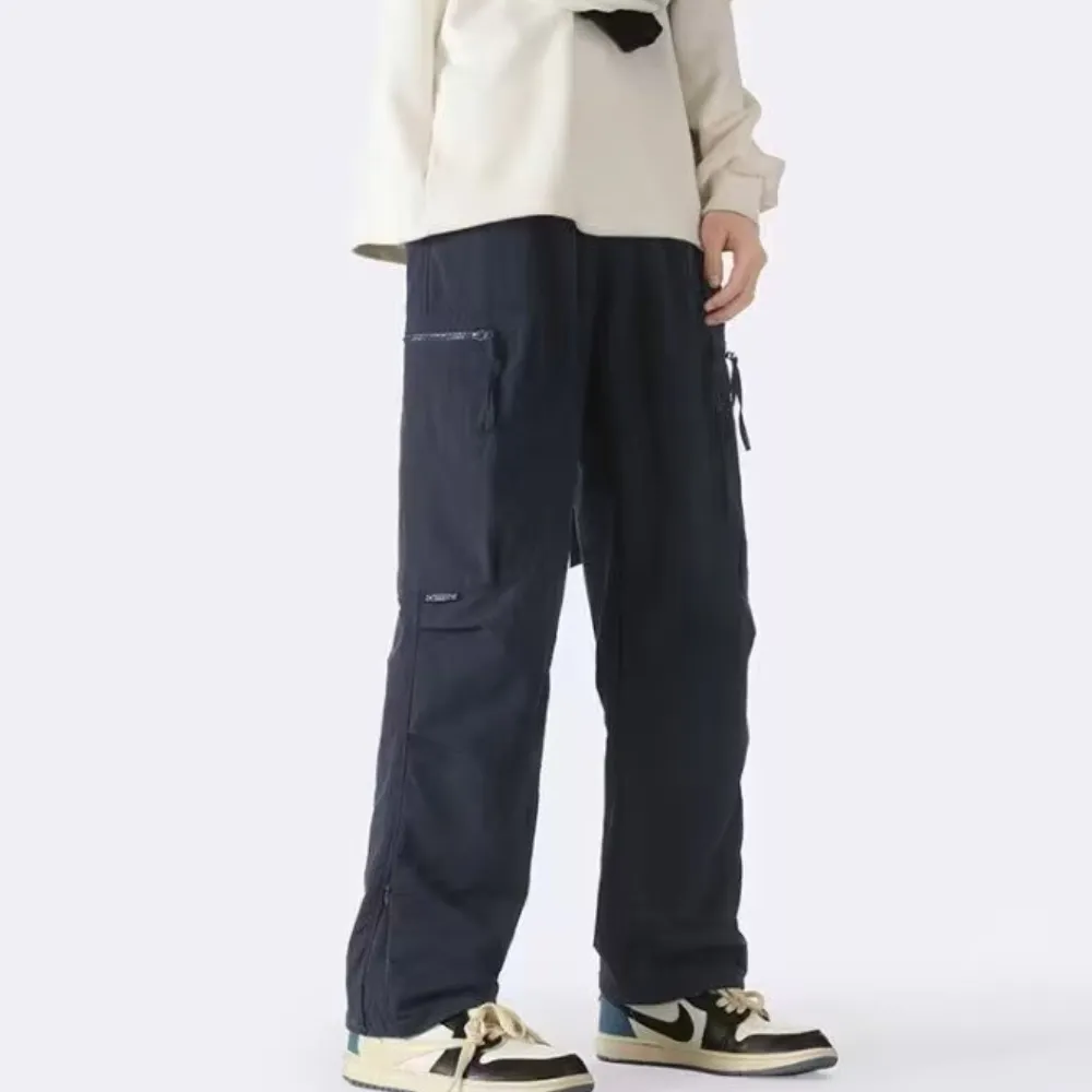 High Street Nylon Waterproof Cargo Pants