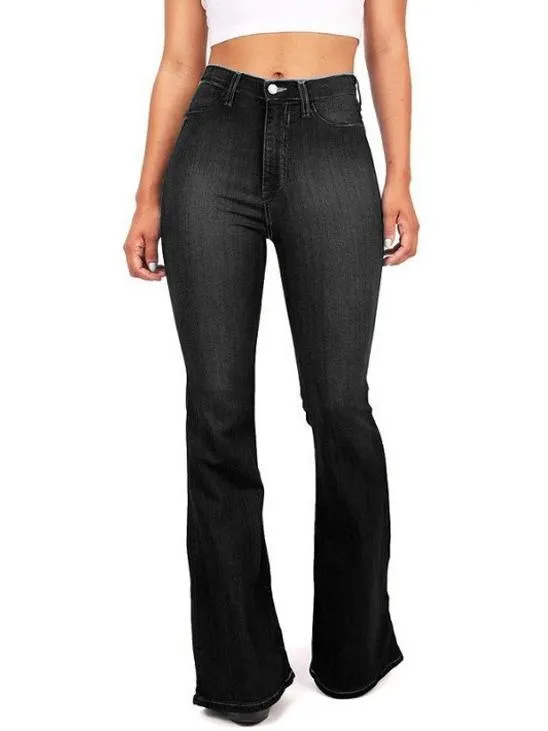 High Waist  Wide Leg Bootcut JeansClassic  Jeans