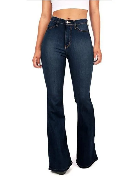 High Waist  Wide Leg Bootcut JeansClassic  Jeans