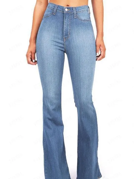 High Waist  Wide Leg Bootcut JeansClassic  Jeans