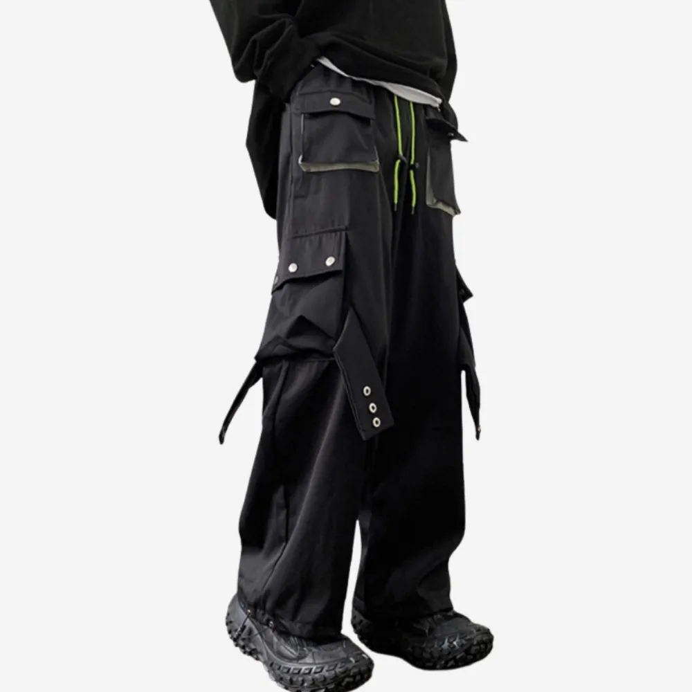 Hip Hop Pocket Couple Cargo Pants