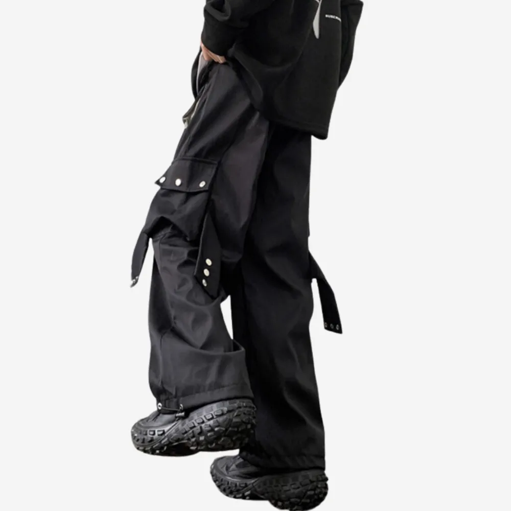 Hip Hop Pocket Couple Cargo Pants
