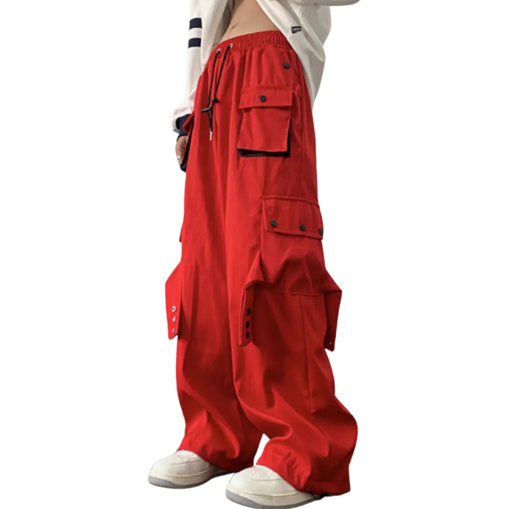 Hip Hop Pocket Couple Cargo Pants