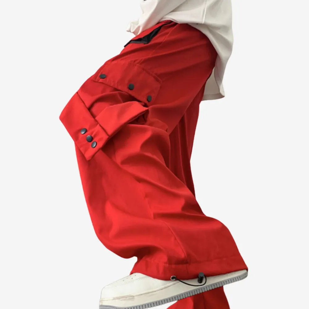 Hip Hop Pocket Couple Cargo Pants