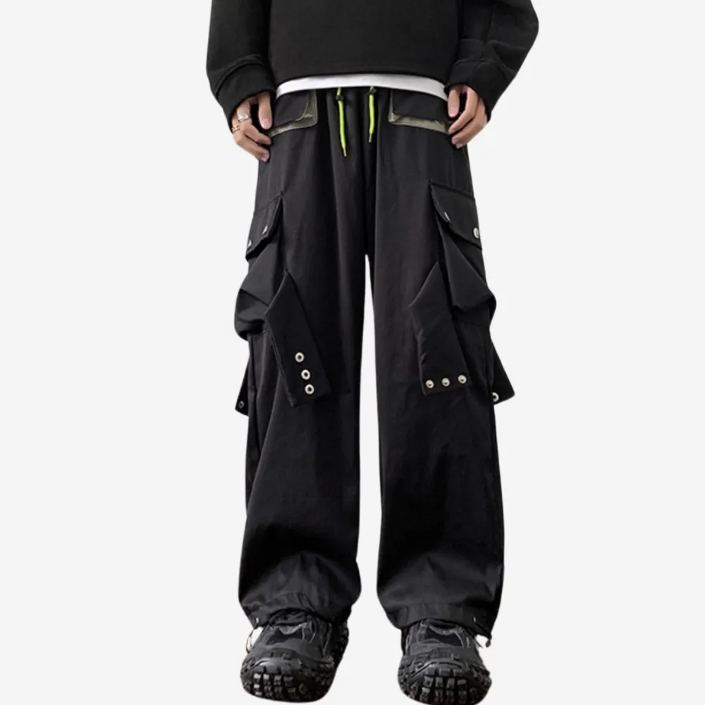 Hip Hop Pocket Couple Cargo Pants