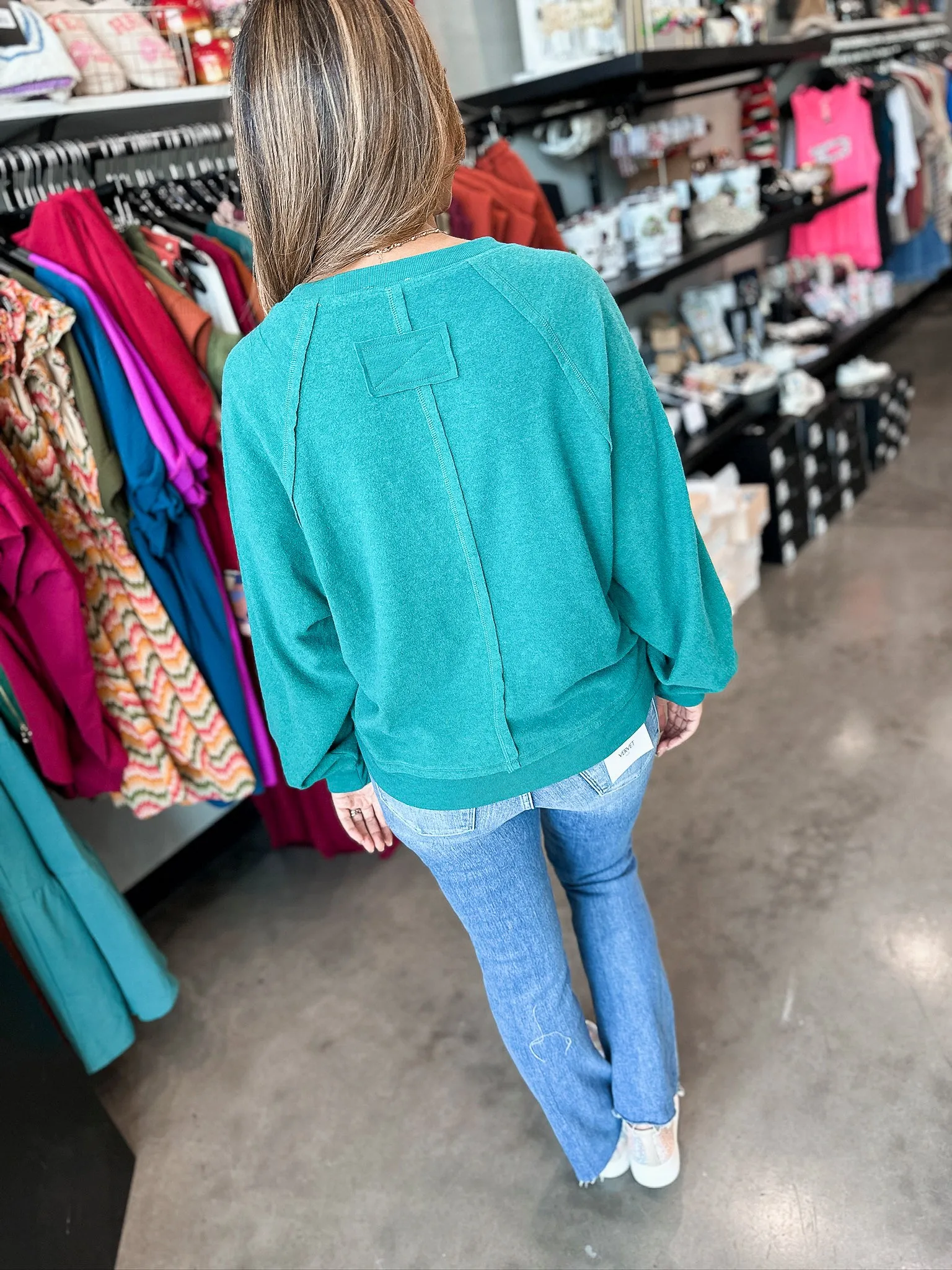 I Want My Sweatshirt Long Sleeve Top