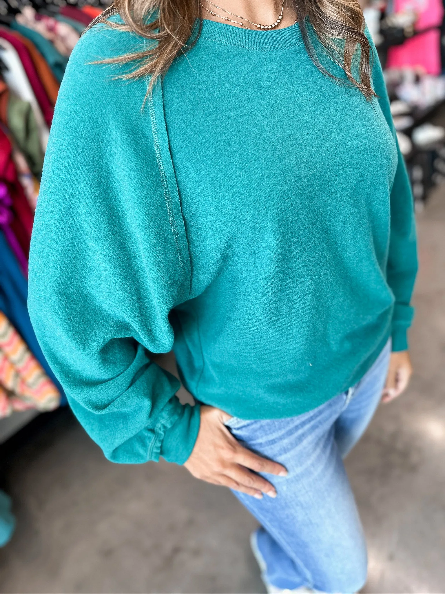 I Want My Sweatshirt Long Sleeve Top