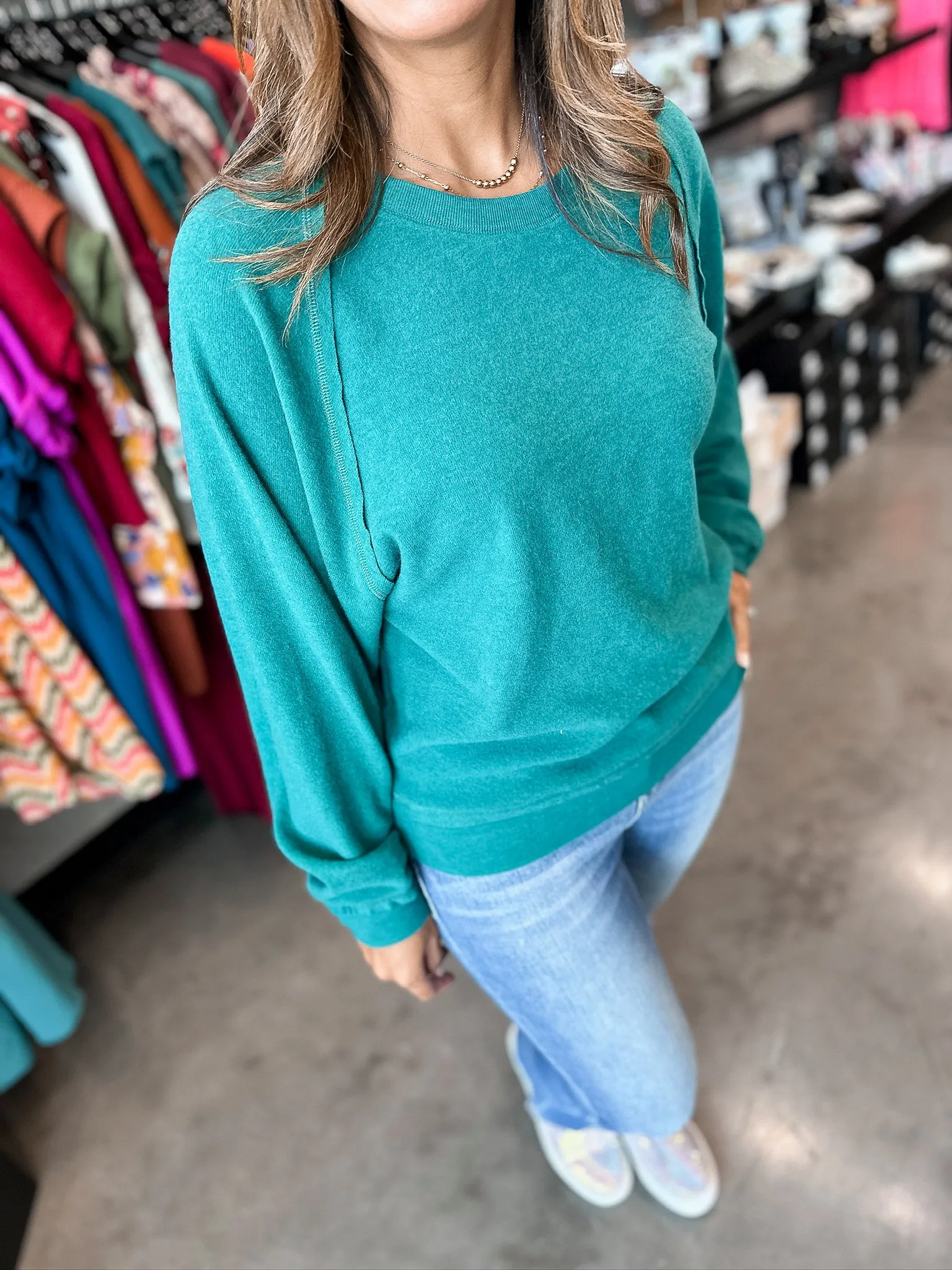 I Want My Sweatshirt Long Sleeve Top