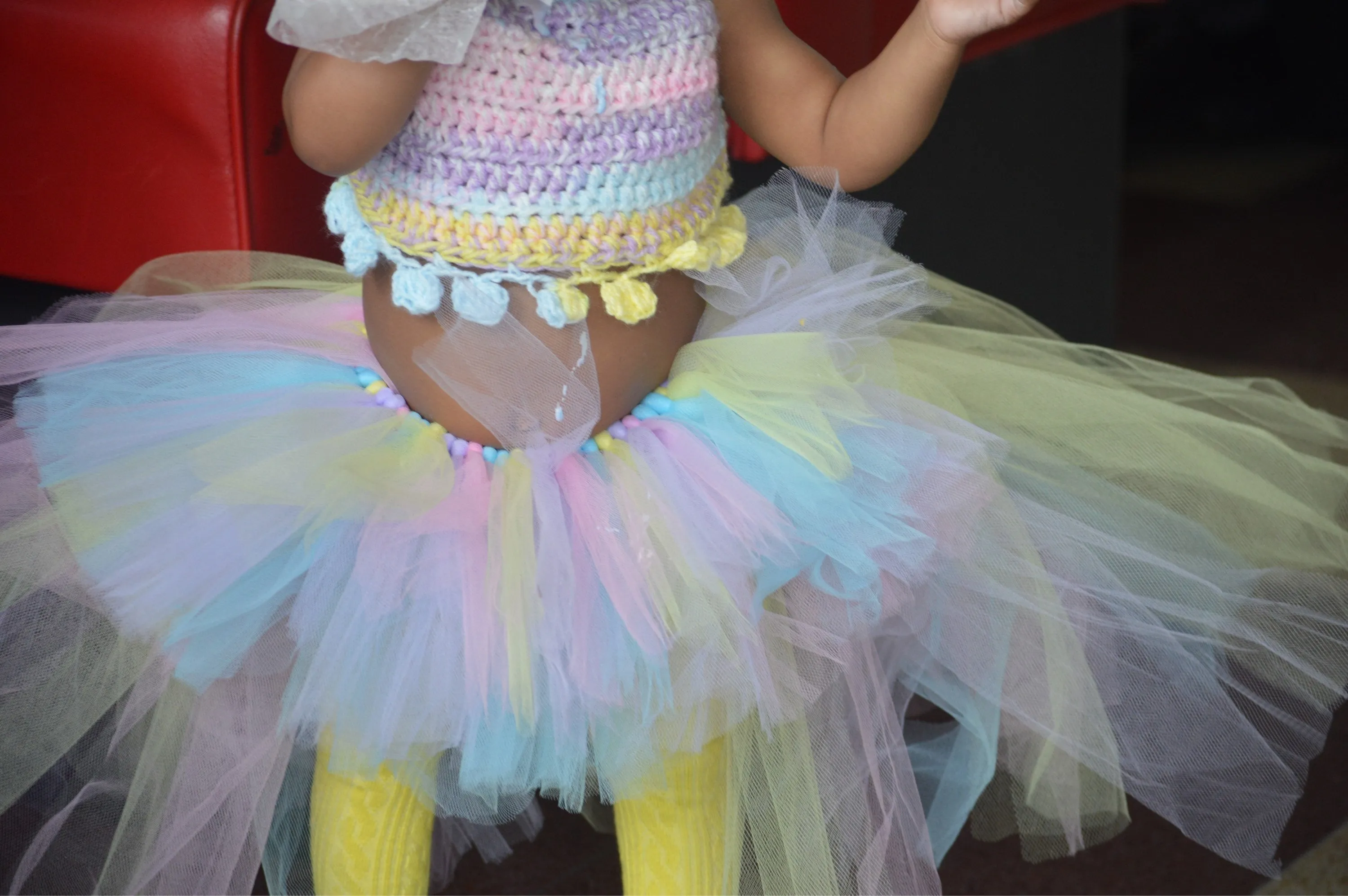 Ice Cream Pom Pom Halter Top