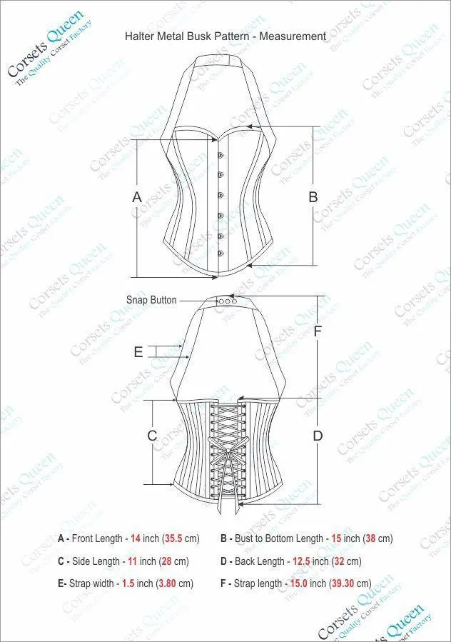 Inaaya Halter Neck Corset