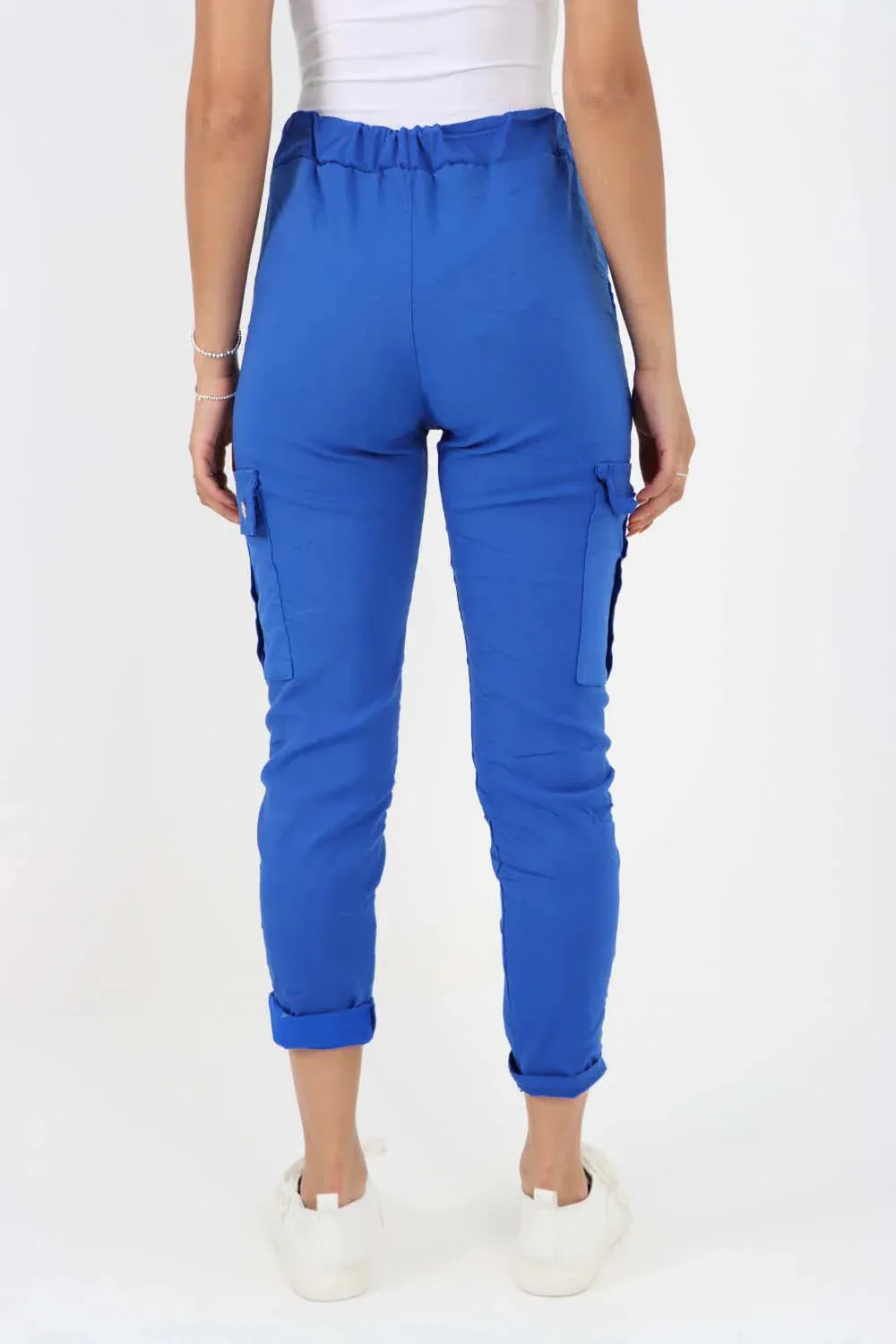 Italian Drawstring Waistband Magic Cargo Trouser