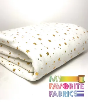 Ivory Golden Star French Terry