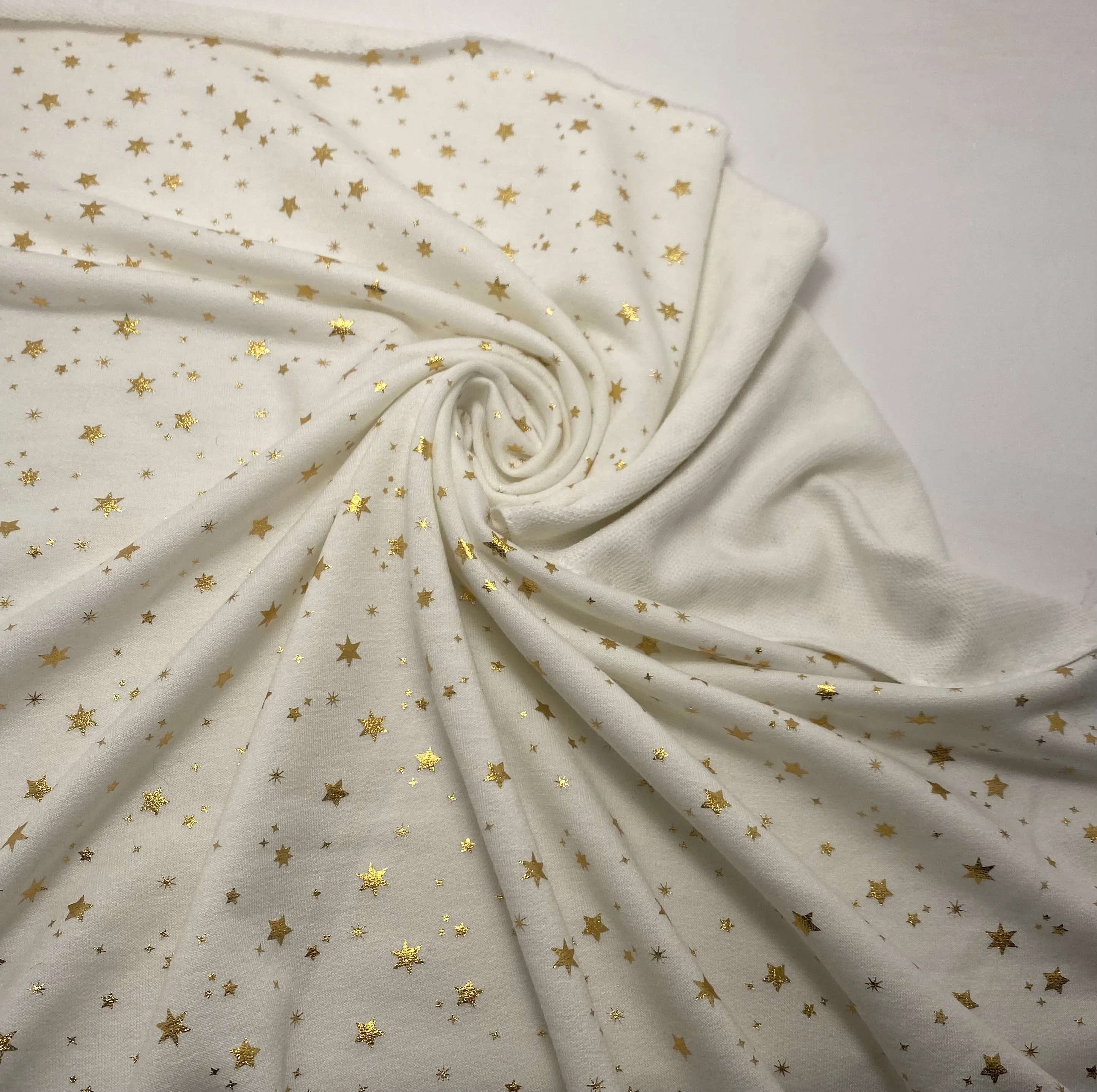 Ivory Golden Star French Terry