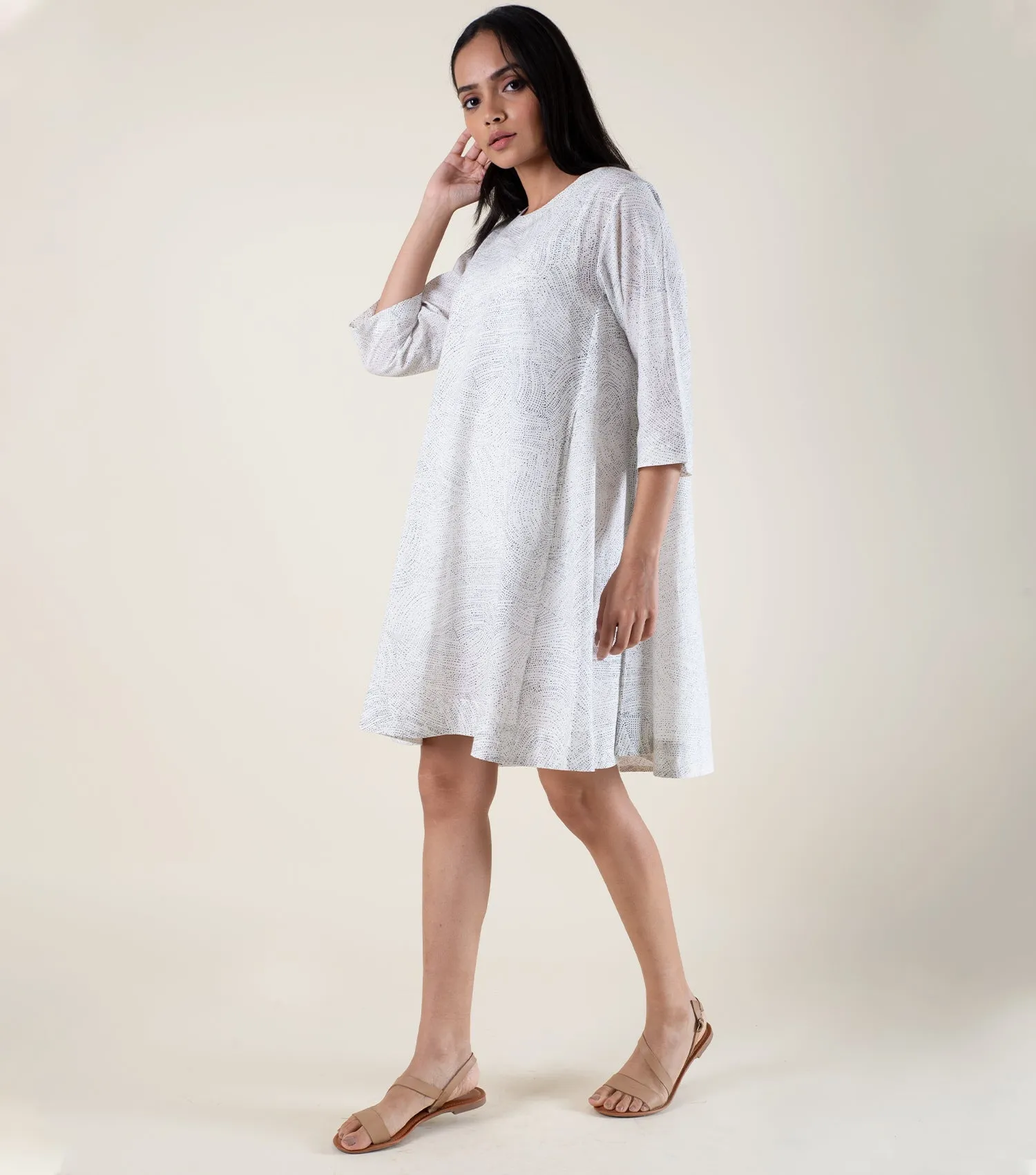 Ivory Printed Cotton Co-ord Set