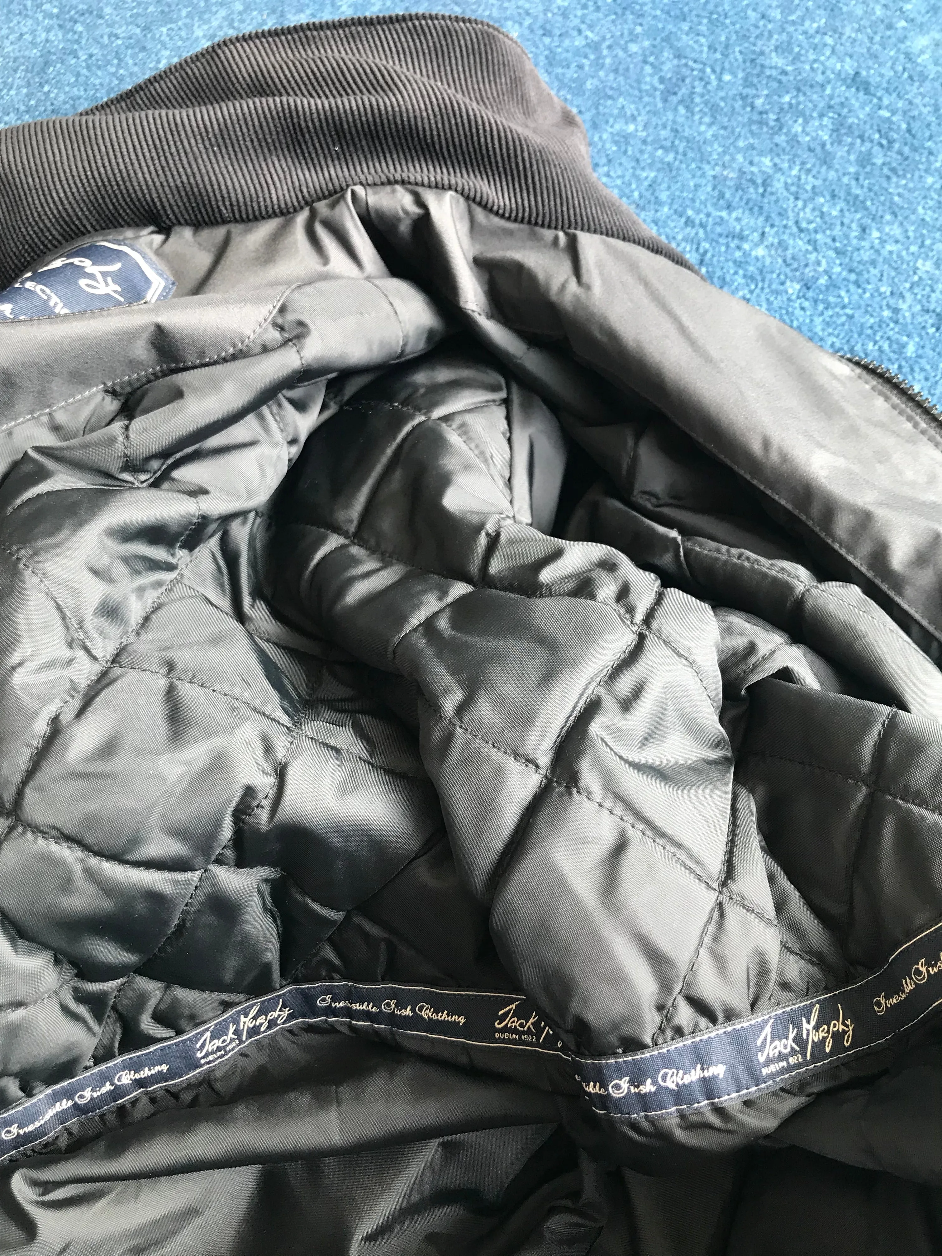 Jack Murphy black mid length waterproof coat size 12 FREE POSTAGE🟢