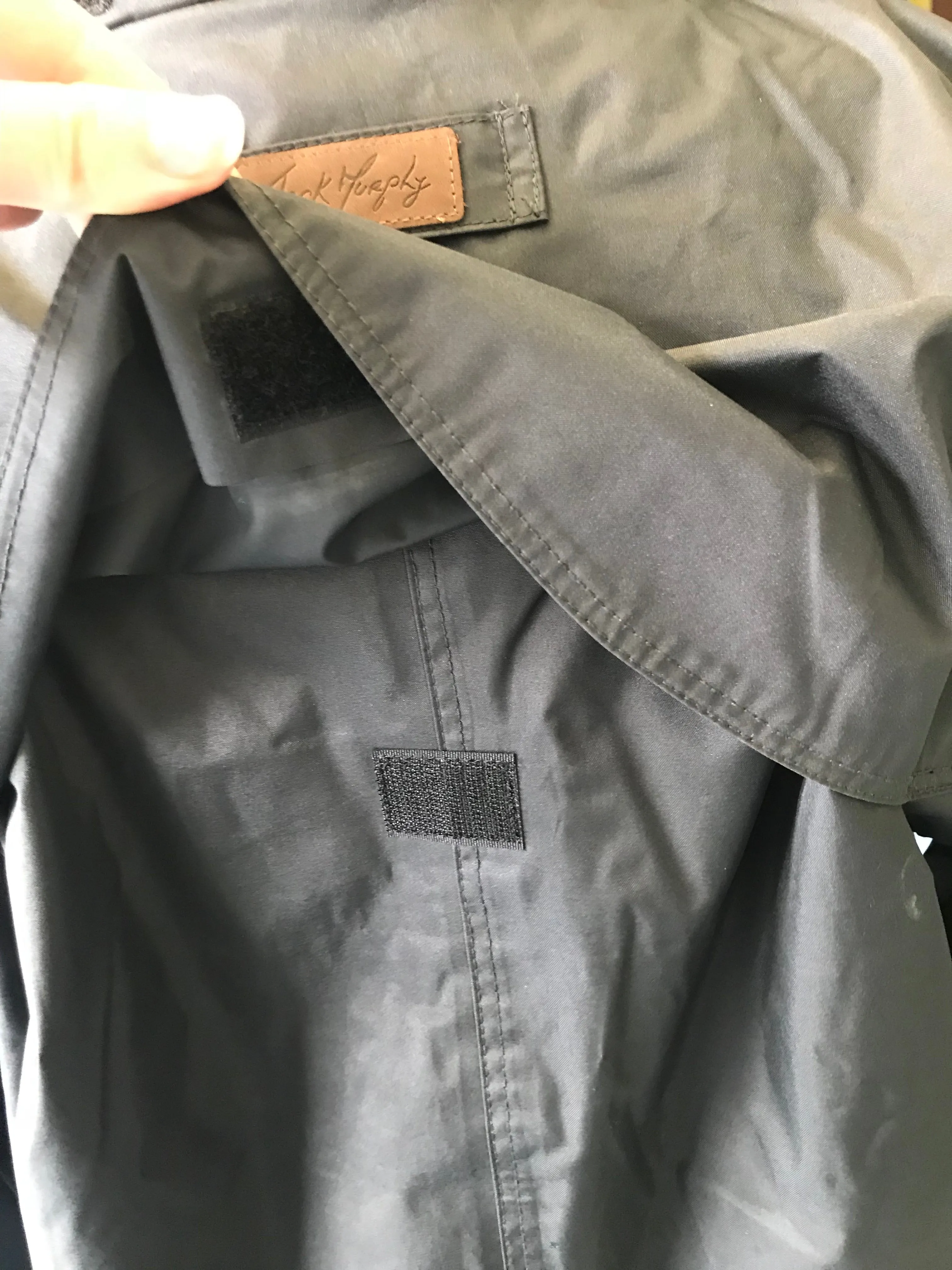 Jack Murphy black mid length waterproof coat size 12 FREE POSTAGE🟢