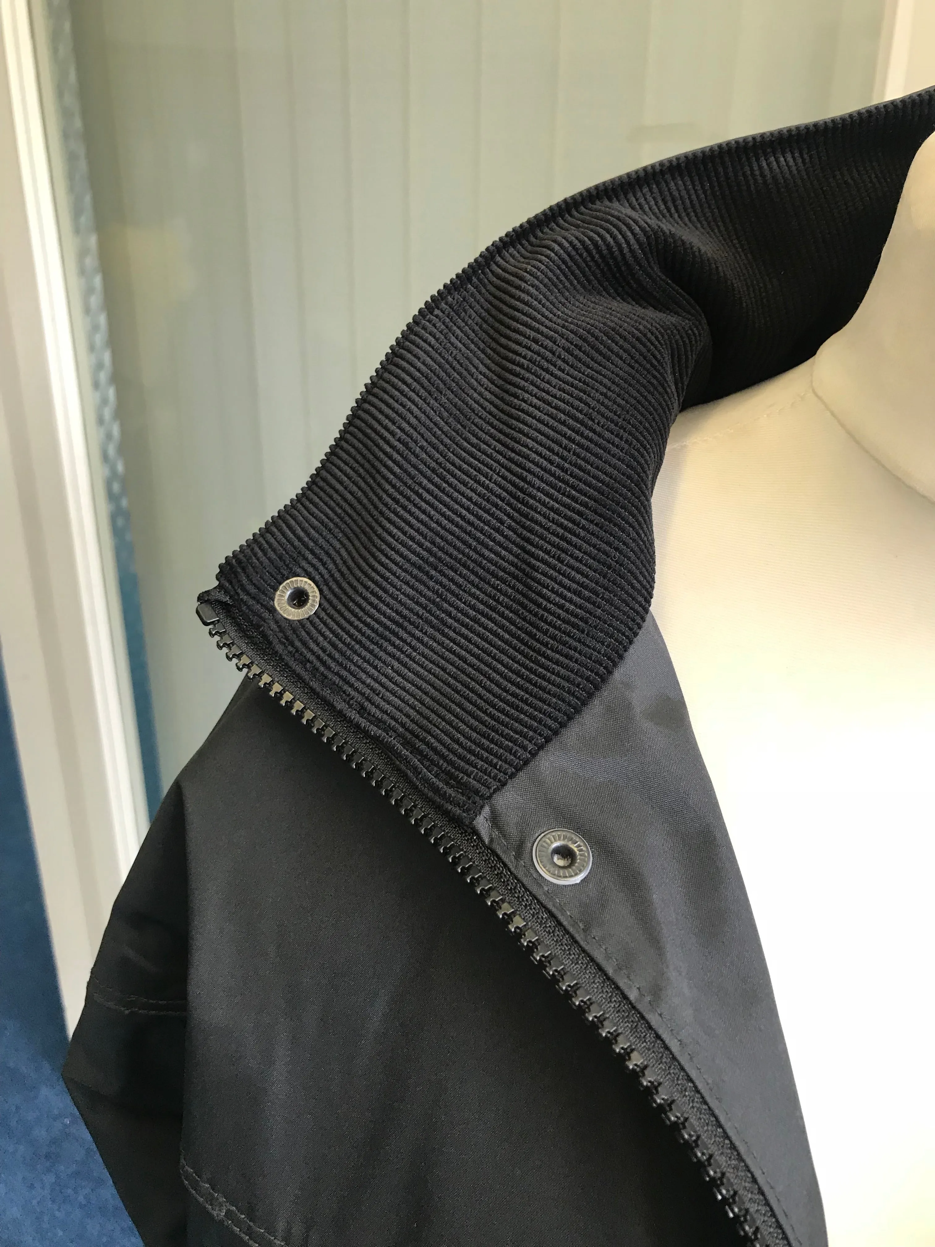 Jack Murphy black mid length waterproof coat size 12 FREE POSTAGE🟢