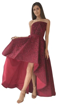 JADORE Scandal Gown J9076 (Wine Red) - RRP $605