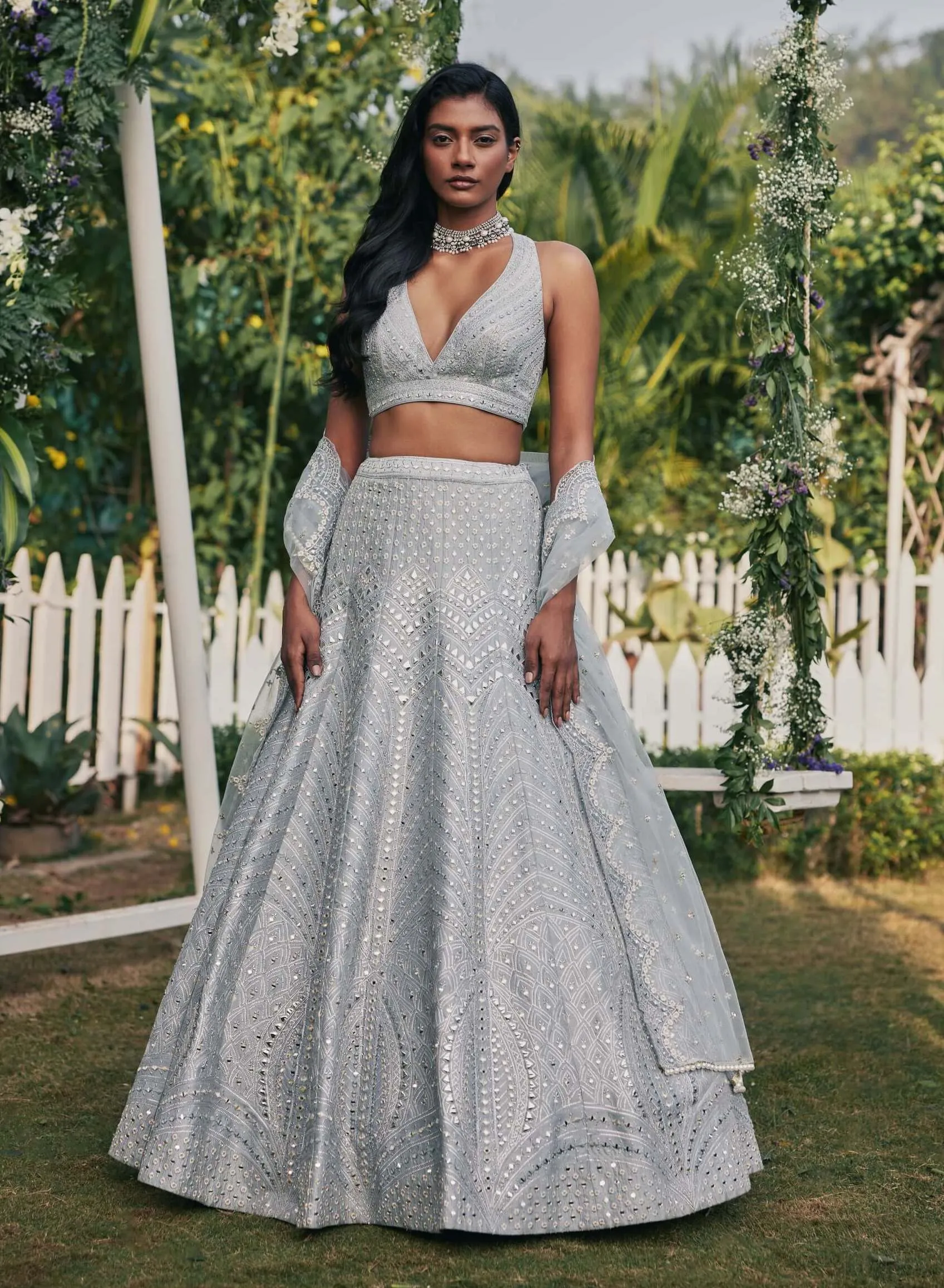 Janice gray lehenga set