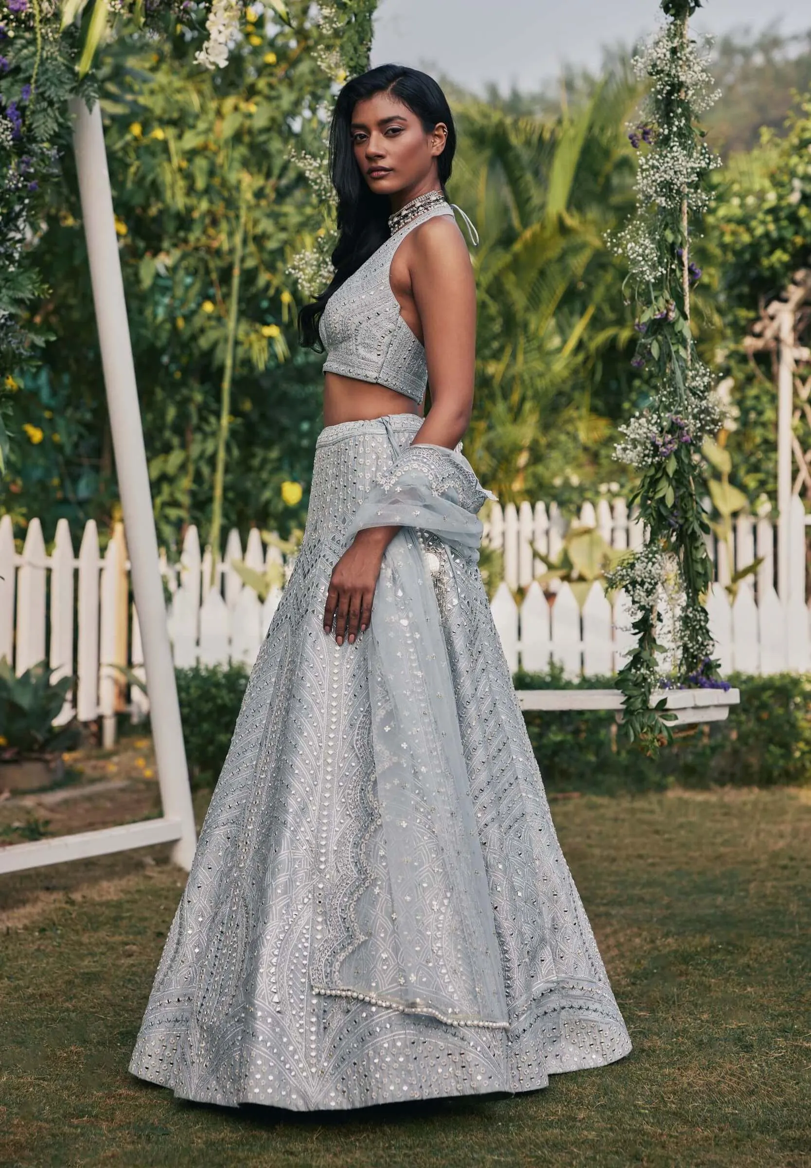 Janice gray lehenga set