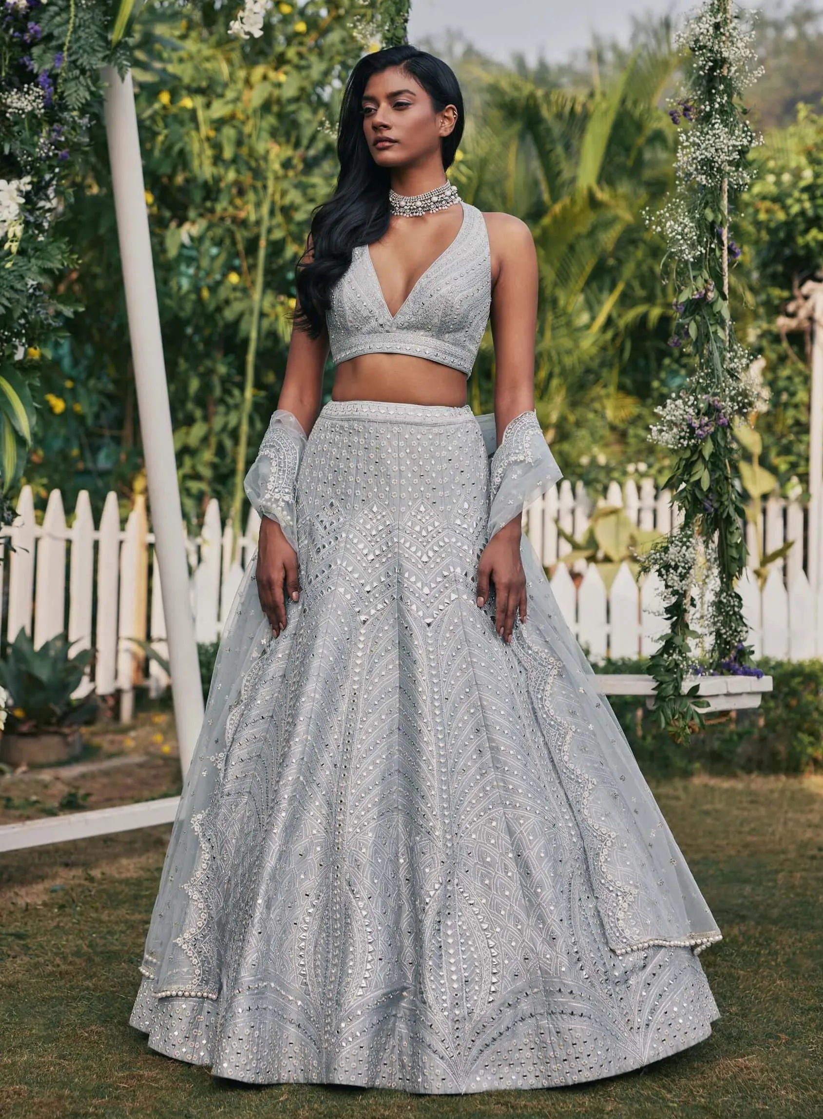 Janice gray lehenga set