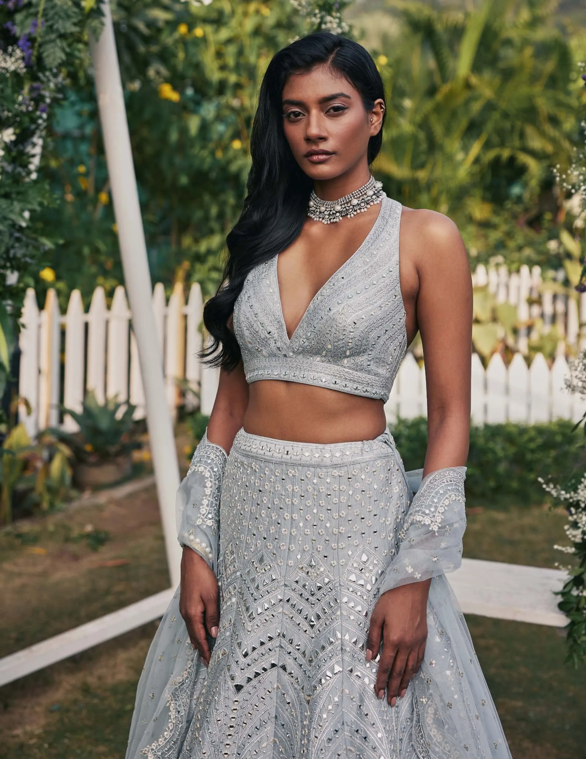Janice gray lehenga set