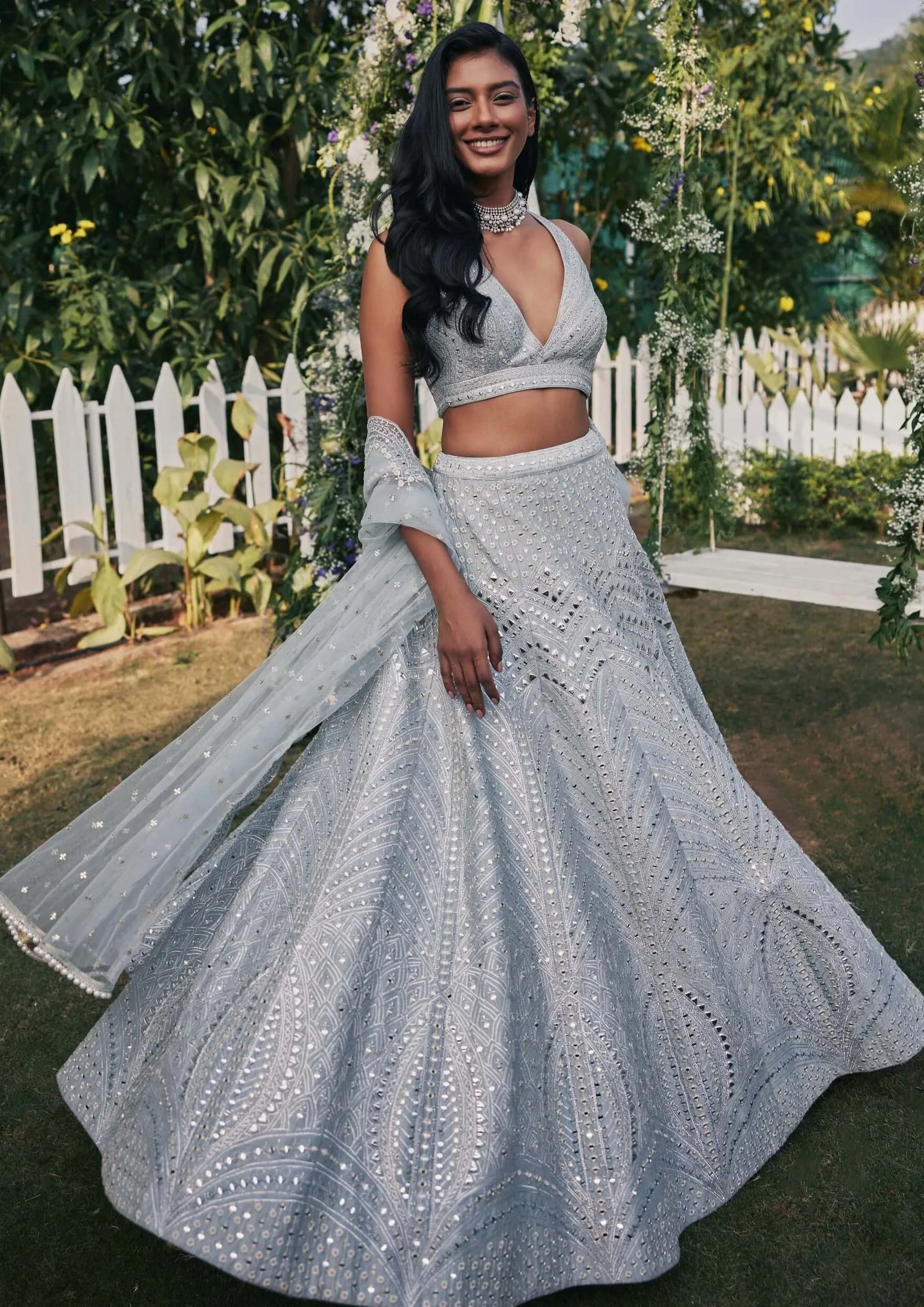 Janice gray lehenga set