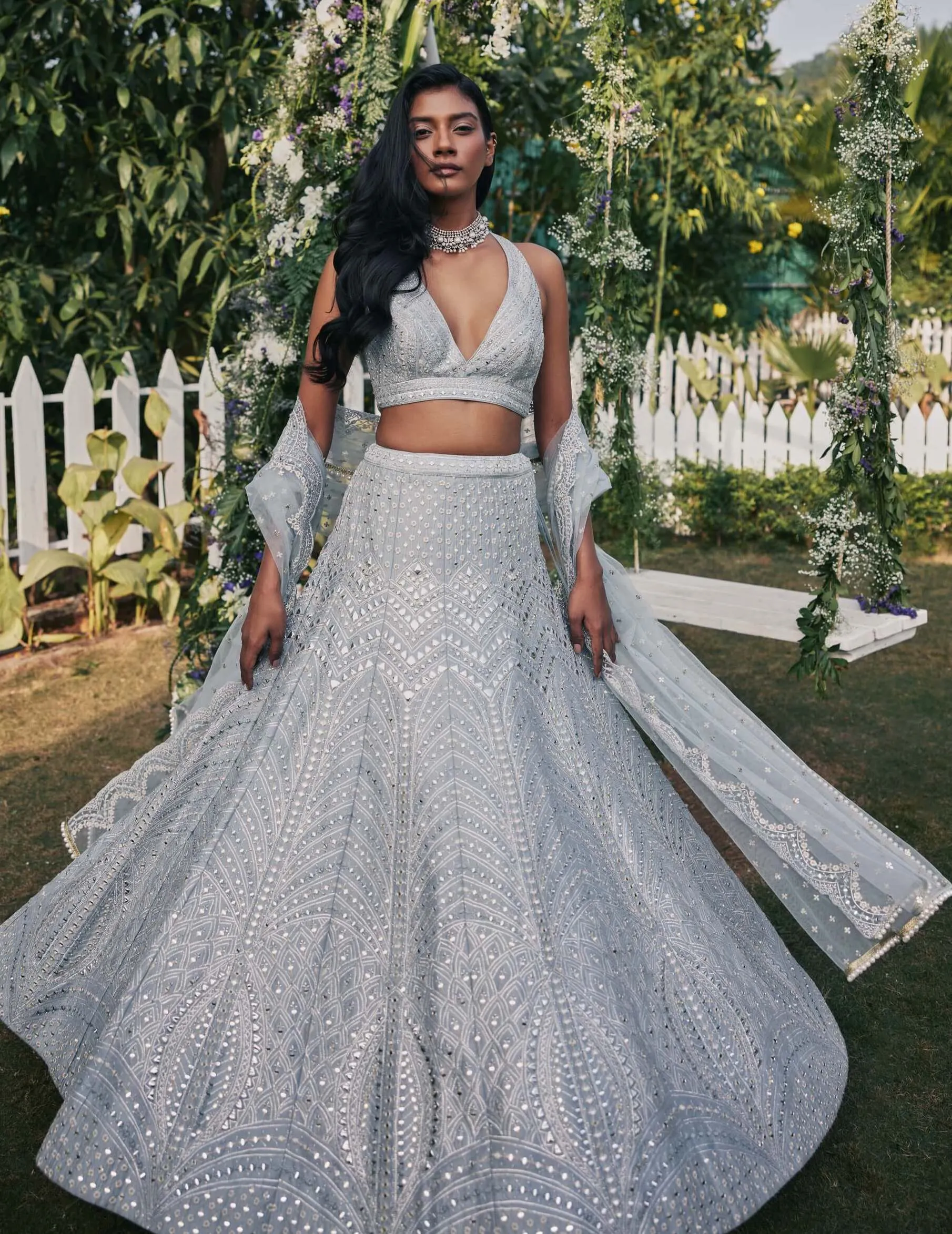 Janice gray lehenga set