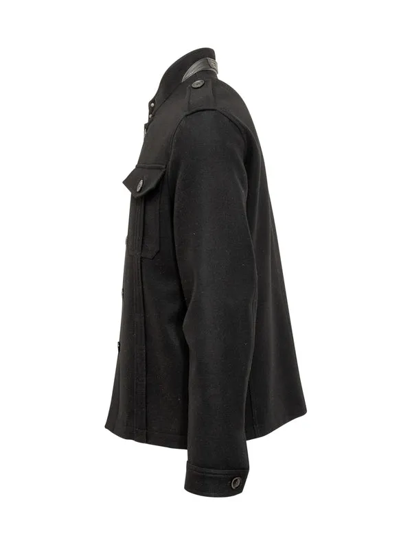 Japanese Stand Collar Wool Jacket
